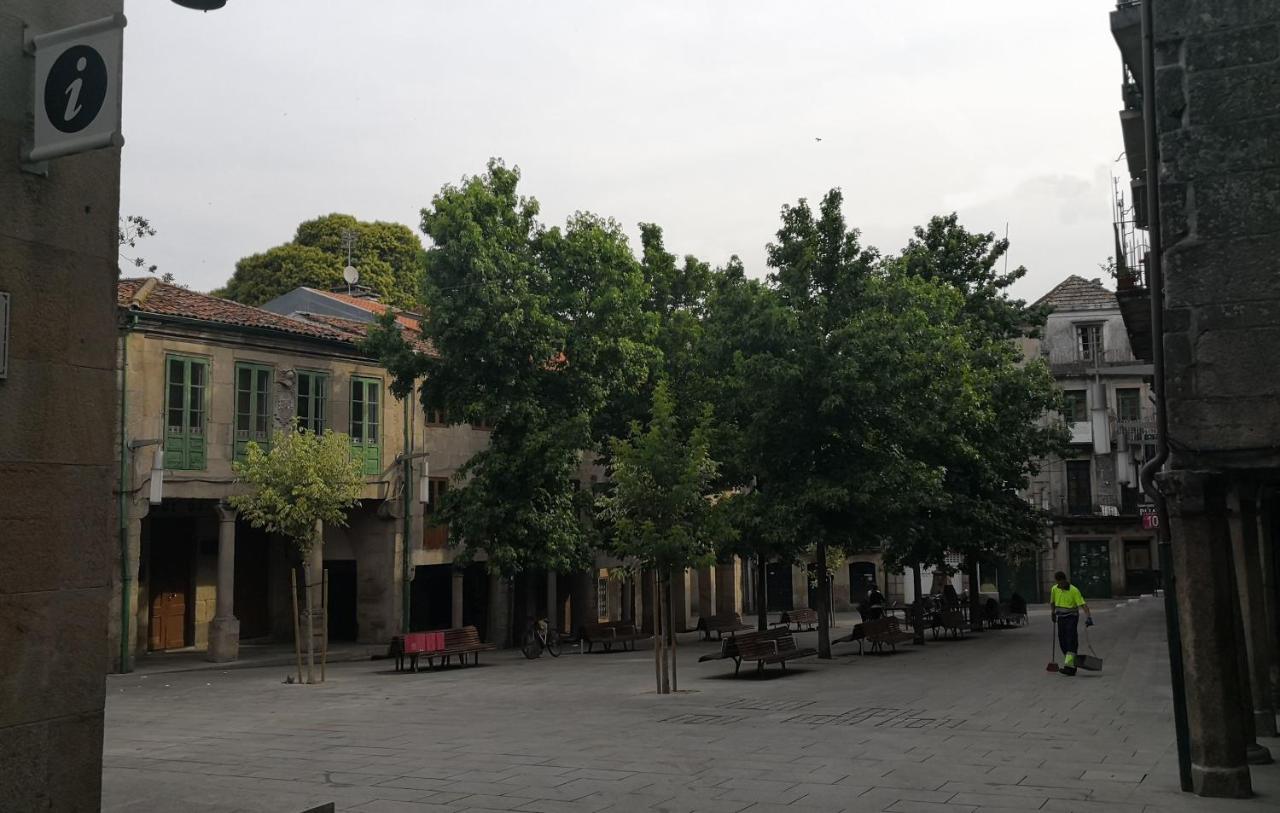 Excelentes Vistas En La Plaza De La Verdura Pontevedra Eksteriør bilde